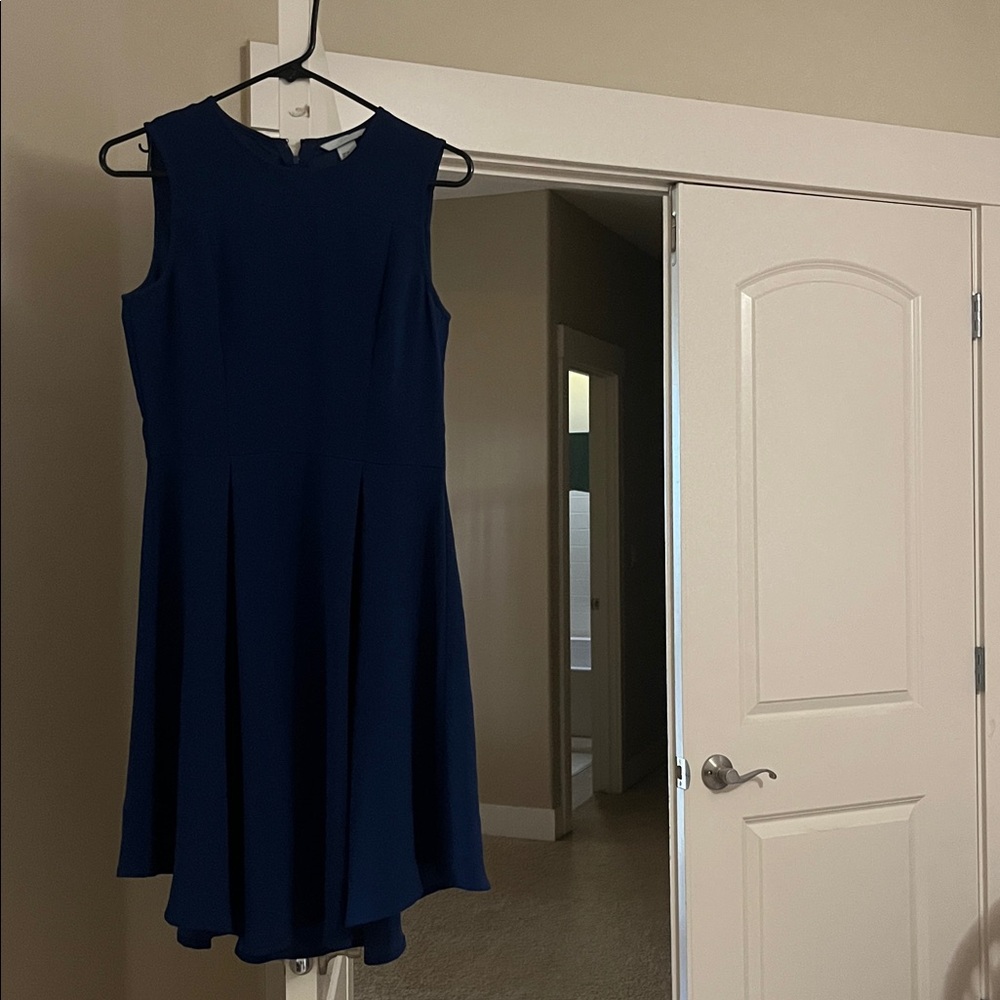 H&M Deep Blue Sleeveless Dress